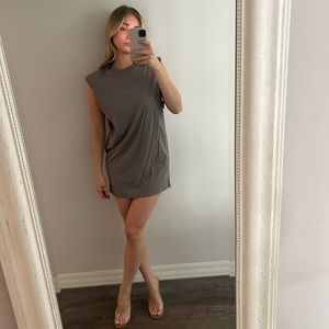 Grey T-shirt Dress